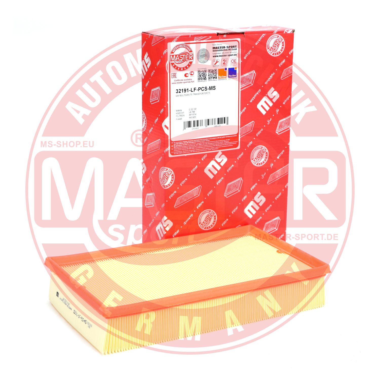 MASTER-SPORT GERMANY 32191-LF-PCS-MS Vzduchový filter